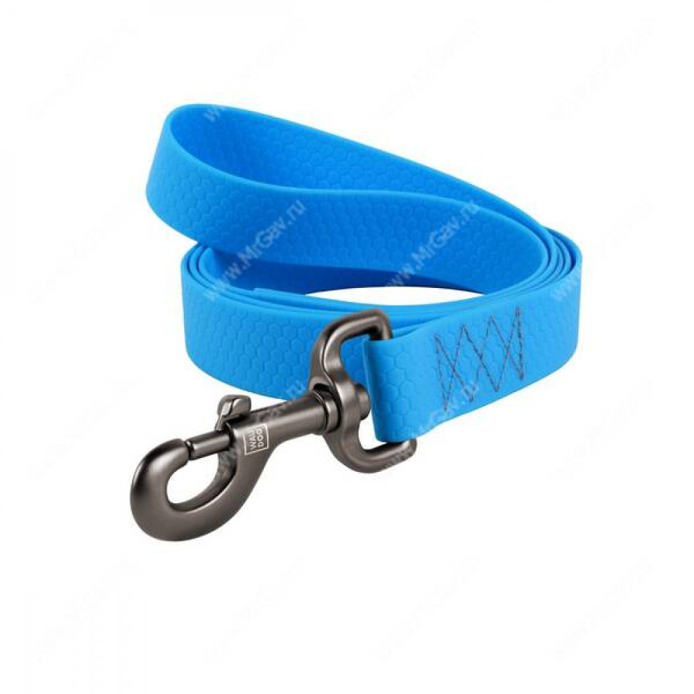 Поводок COLLAR WAUDOG водостойкий голубой 15мм 183см 313986-0