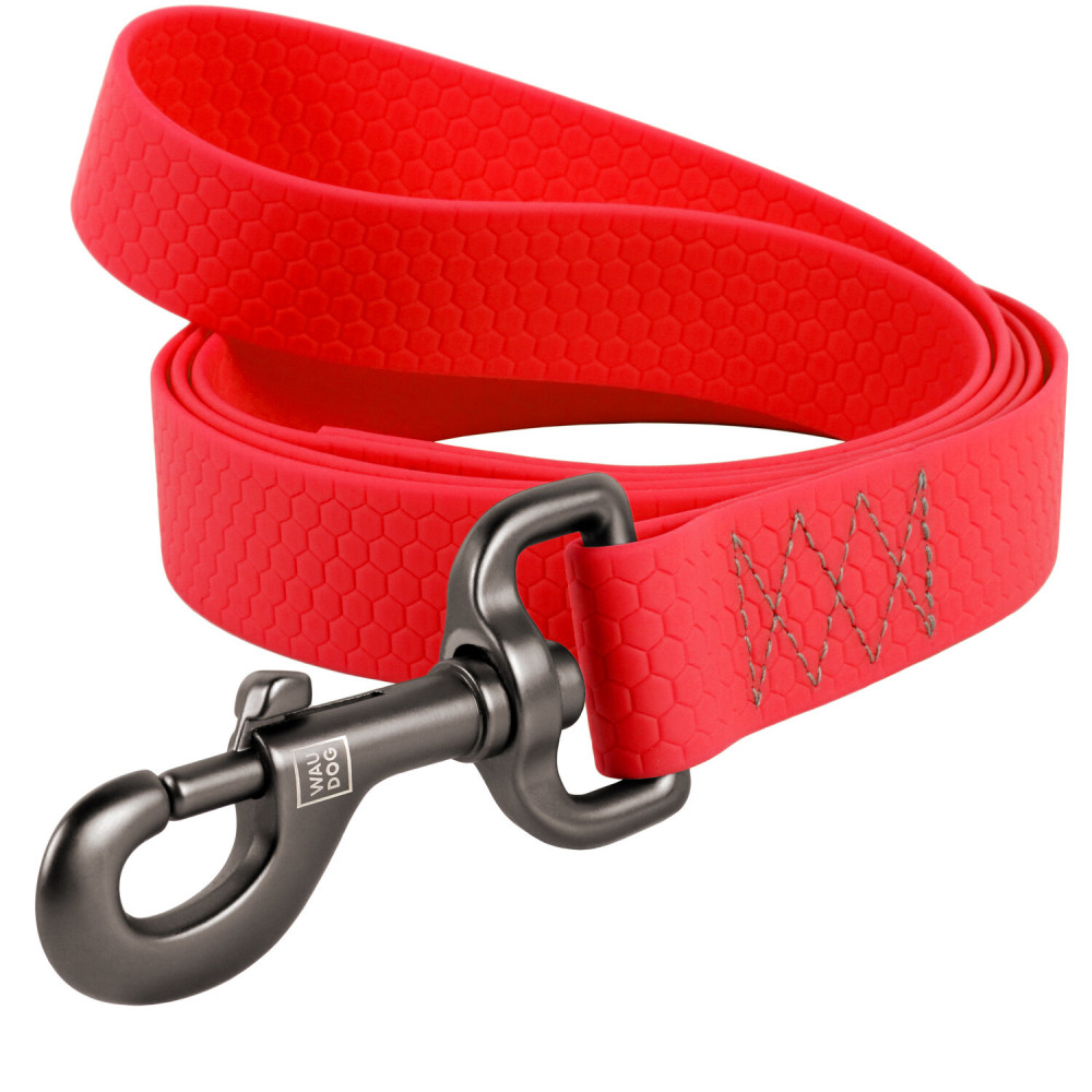 Поводок COLLAR WAUDOG водостойкий красный 15мм 183см 314006-0